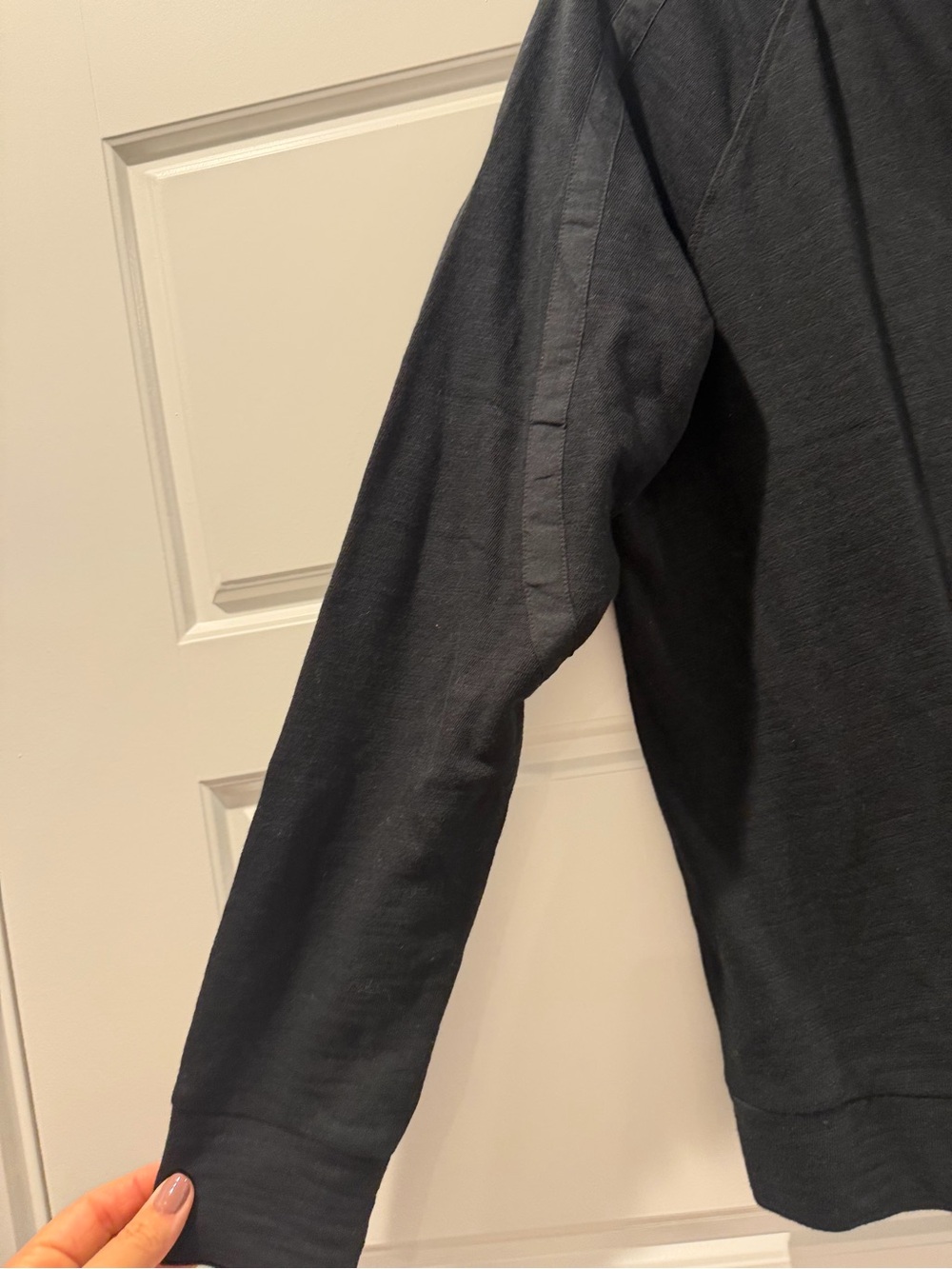 Lilly Pulitzer Black Half-Zip Pullover Sweater - Picture 3 of 6